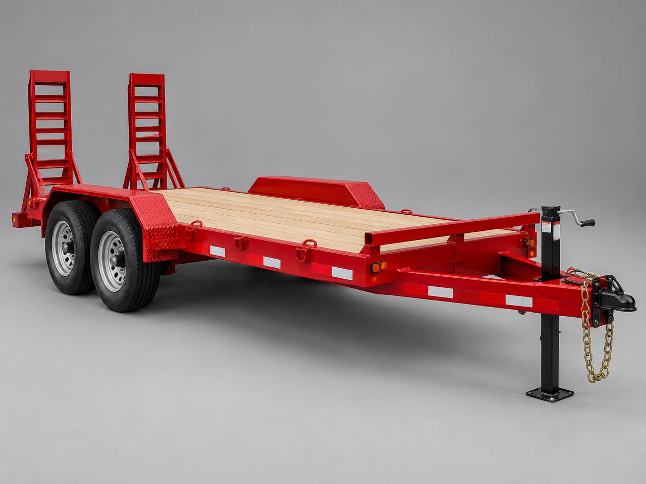 Heavy-Duty Flatbed Equipment Trailer / Utility Trailer available for rent from M3 Rental in Houston